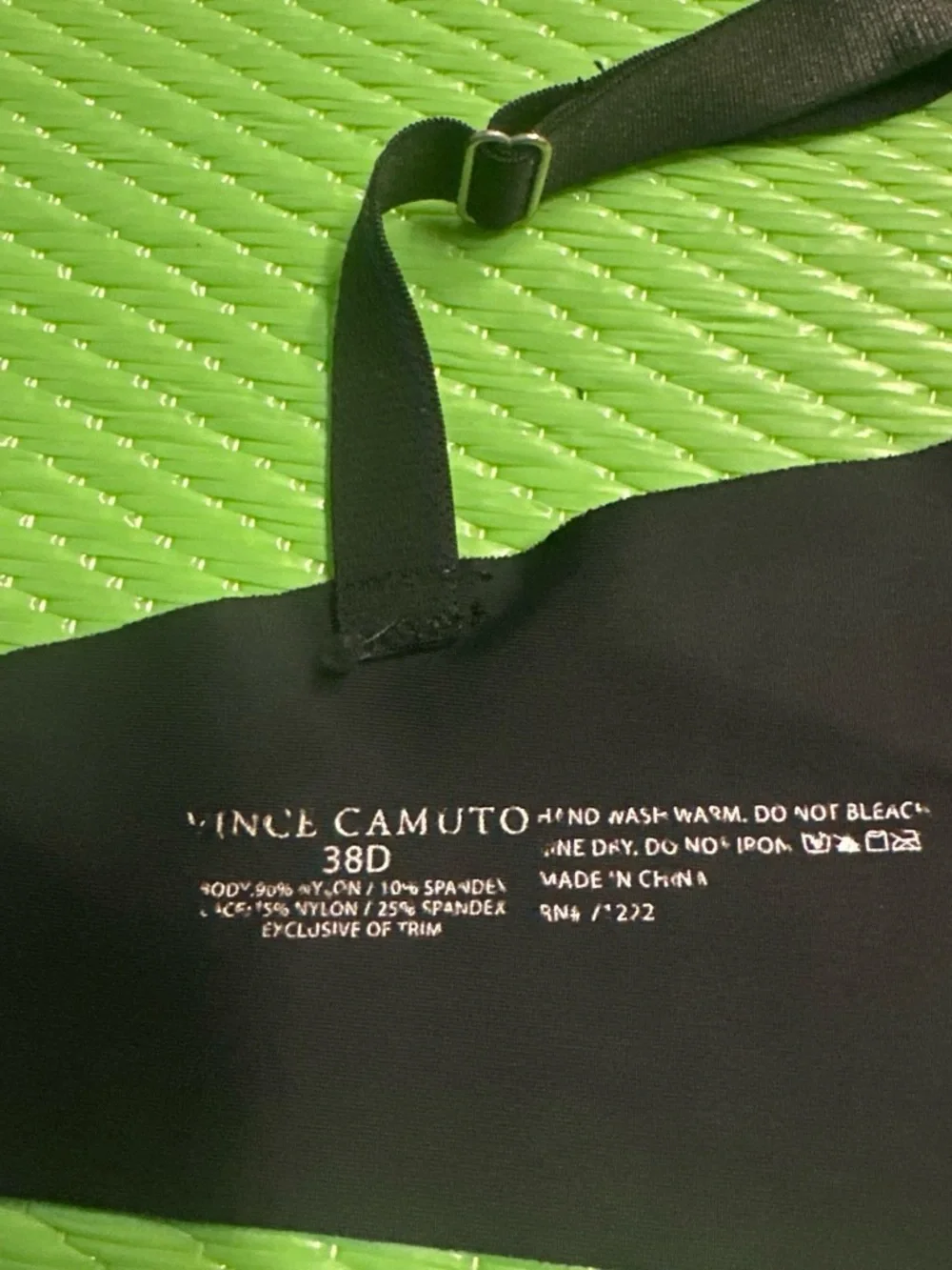 Vince Camuto Black Molded T-Shirt Bra